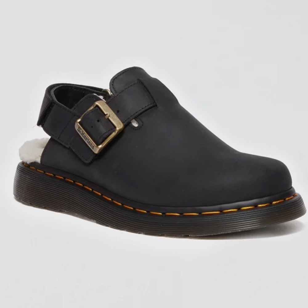 Dr. Martens Leather Jorge Black Classic Calf Men:Size 11 Women: 10 | NEW IN BOX - Picture 3 of 8